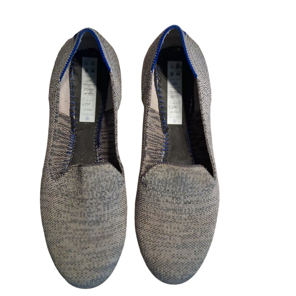 Rothys Loafer shoes womens 7.5 7 1/2 heather gray flats